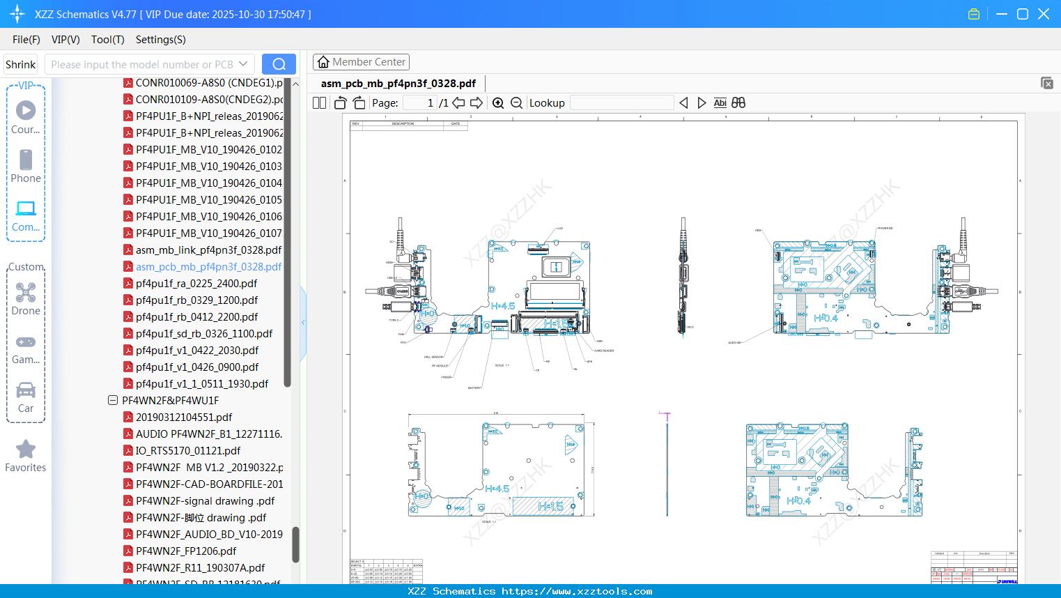 Laptop Mechrevo Asm_pcb_mb_pf4pn3f_0328